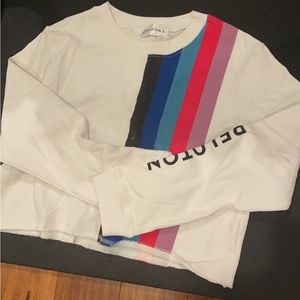 Peloton crop sweatshirt